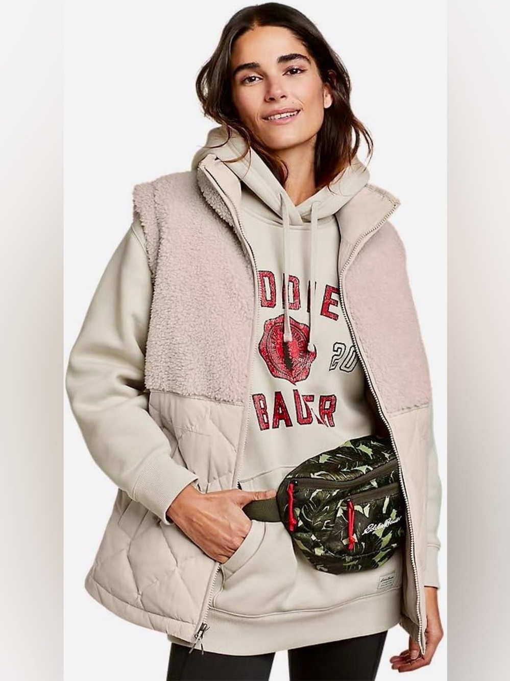 NWT Eddie Bauer Sherpa Vest